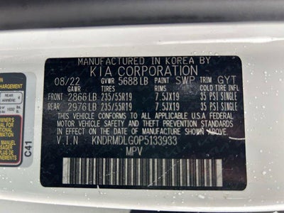 2023 Kia Sorento SX Prestige 38 MPG