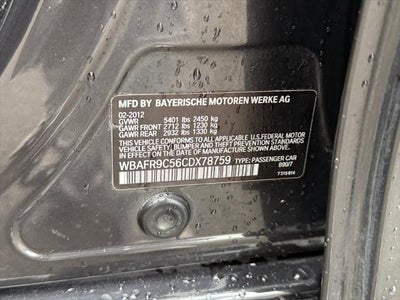 2012 BMW 5 Series 550i