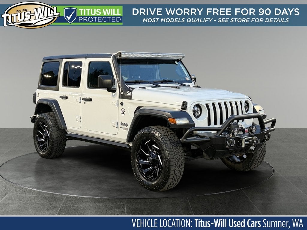 2018 Jeep Wrangler Unlimited Sport S Lift wheels & tires