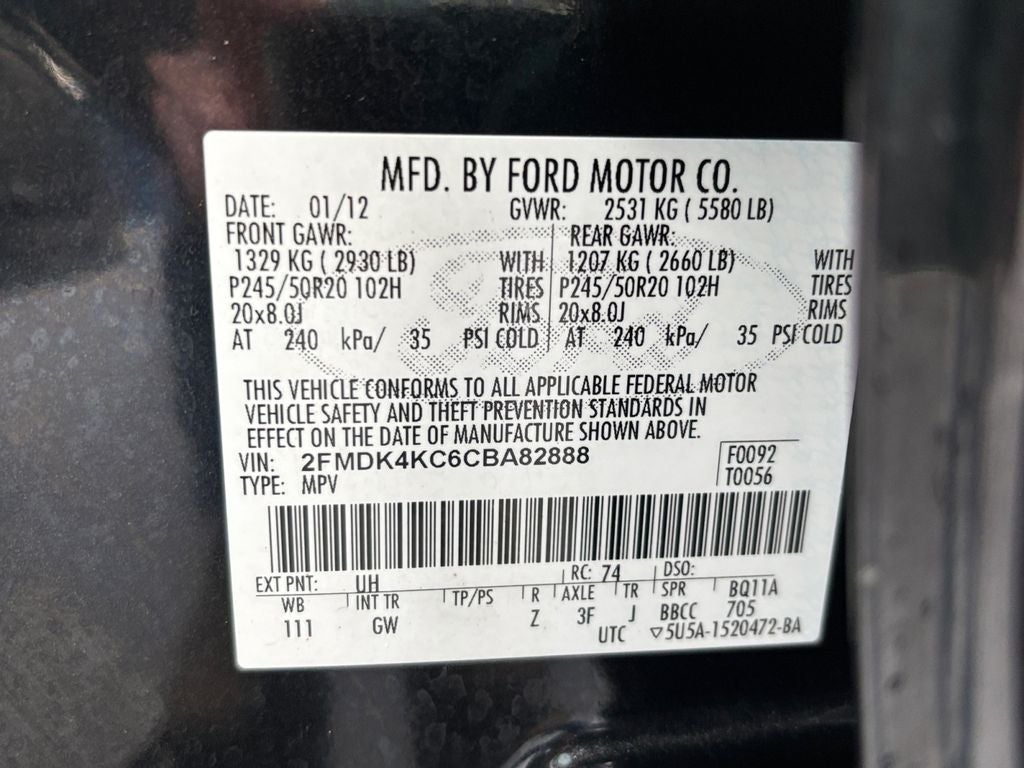 2012 Ford Edge Limited