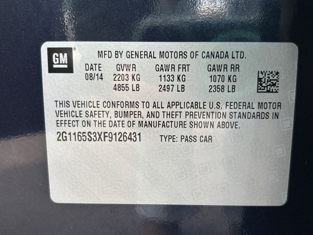 2015 Chevrolet Impala LTZ 2LZ