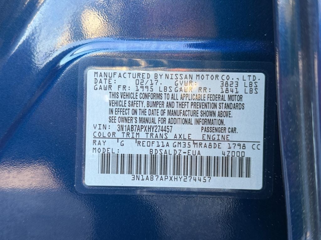 2017 Nissan Sentra SV