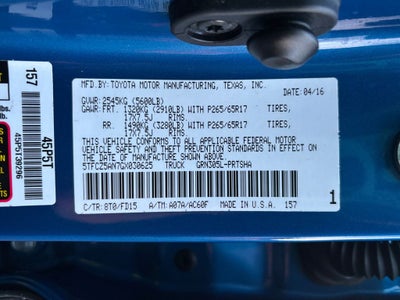 2016 Toyota Tacoma TRD Sport V6